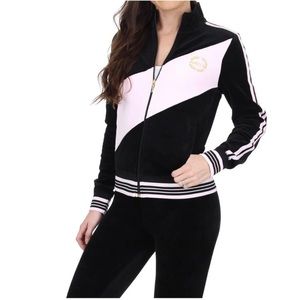 Juicy Couture Black Label Velour Tracksuit Set
